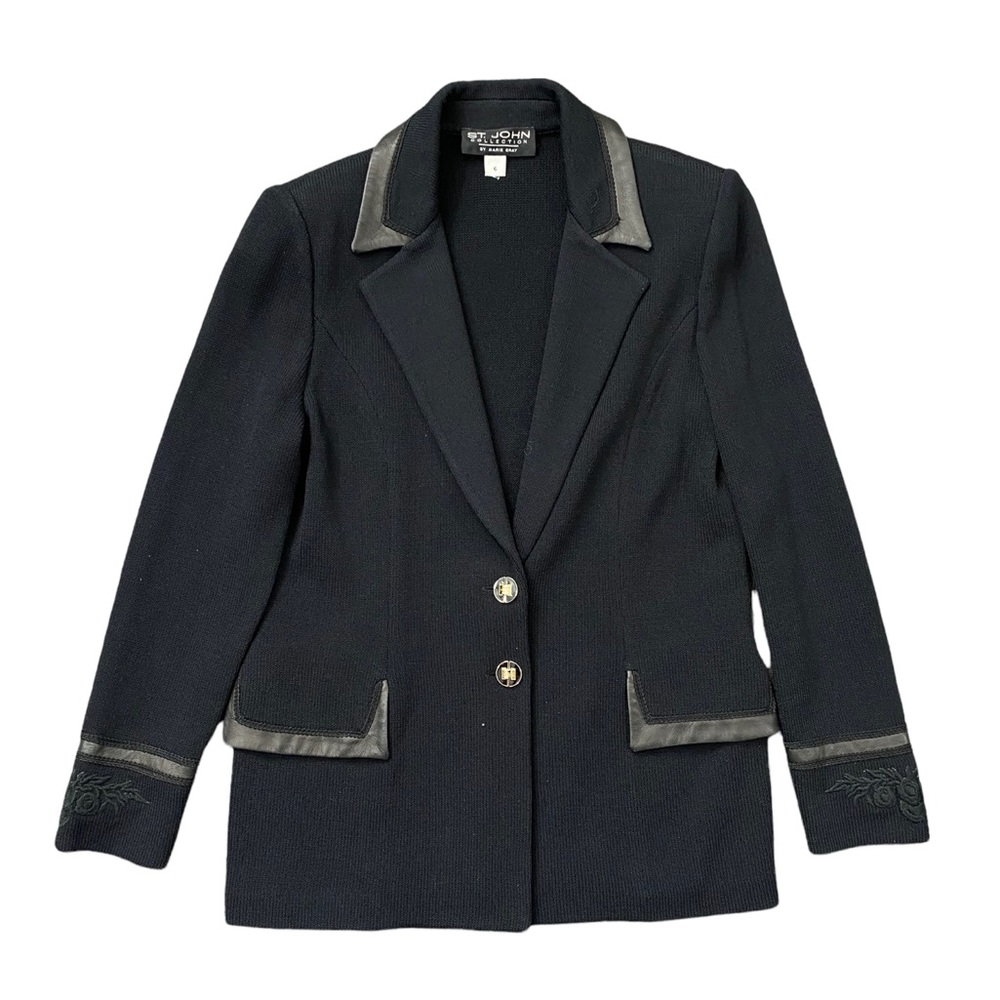 ST. JOHN COLLECTION Vintage Black Blazer